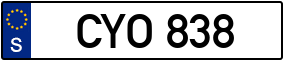 Truck License Plate